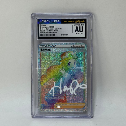 CGC x JSA - Serena - 207/195 - Signed by Haven Paschall