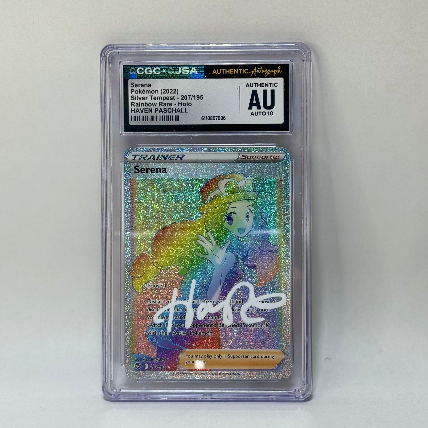 CGC x JSA - Serena - 207/195 - Signed by Haven Paschall