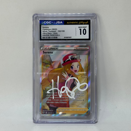 CGC x JSA - Serena - 193/195 - Signed by Haven Paschall