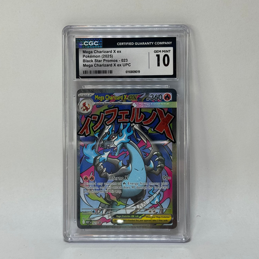CGC - Mega Charizard X EX - 023 Black Star Promo