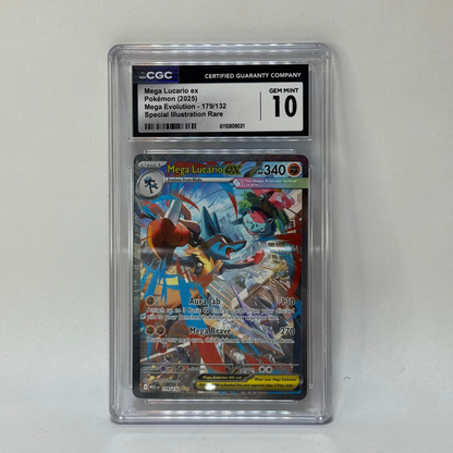 CGC - Mega Lucario EX - 179/132 - GEM MINT 10