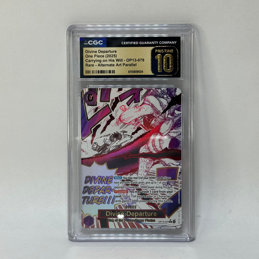 CGC - Divine Departure - OP13-076 - PRISTINE 10