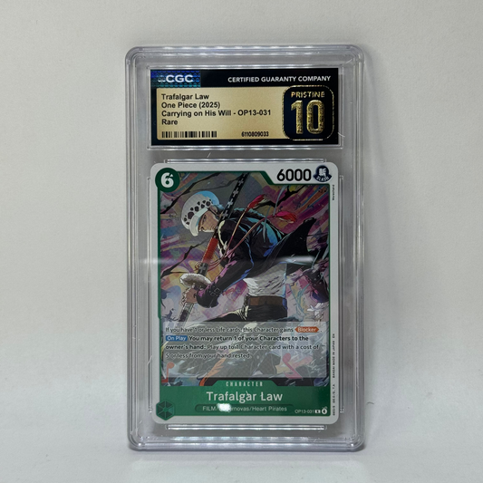 CGC - Trafalgar Law - OP13-031 - PRISTINE 10