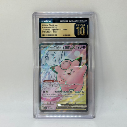 CGC - Lillie's Clefairy EX - 173/159 - PRISTINE 10