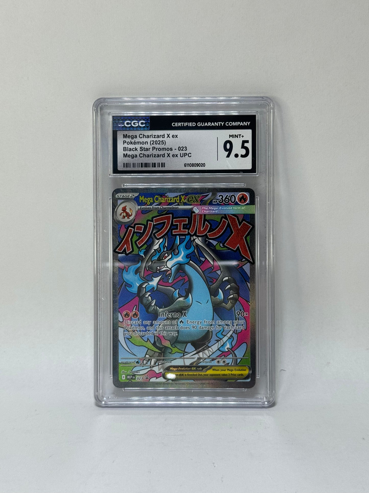CGC - Mega Charizard X EX - 023 Black Star Promo